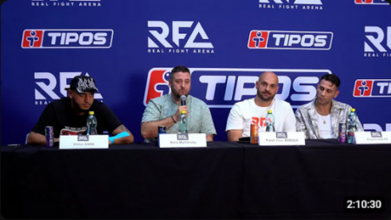 RFA 24/25: Tlačová konferencia - Škondrič, Sivák, Fapšo, Šajben, Meliš a ďaľší.