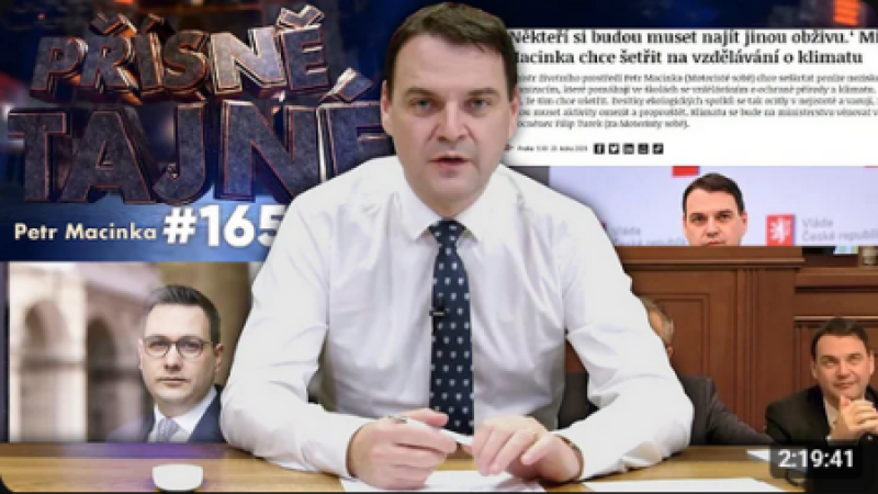 Lipavského miliony na vývoz Dobra z českých neziskovek | Petr Macinka | Přísně tajné #165