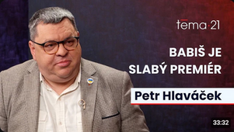 Petr Hlaváček: Babiš s Macinkou pomáhají rozkládat Evropu