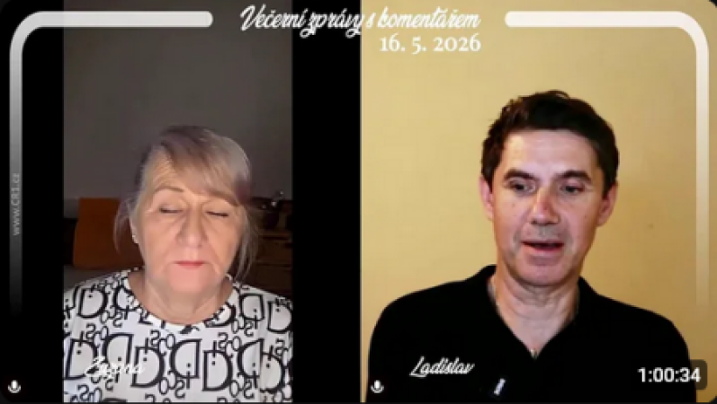 16. 5. 2026 Večerní zprávy s komentářem