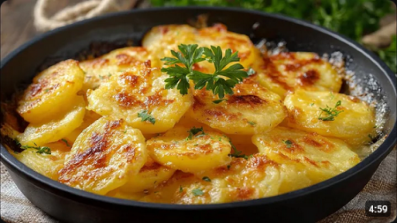 Tento recept jsem se naučila v severní Itálii! Smažené savojské brambory. Jednoduchá večeře!