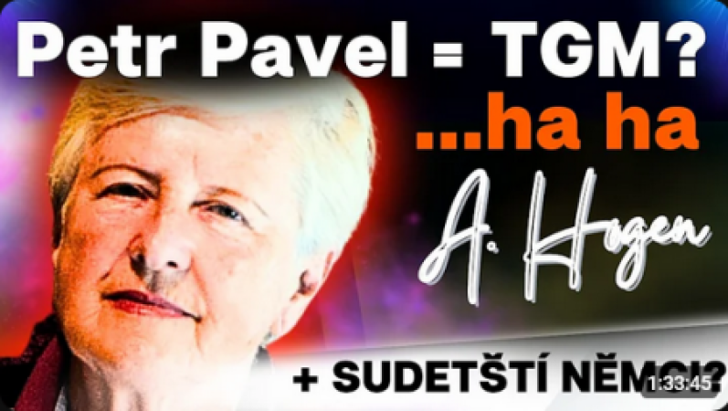 ANNA HOGENOVÁ: Petr Pavel jako TGM? Vtip roku? Setkání v Brně říkám ne.