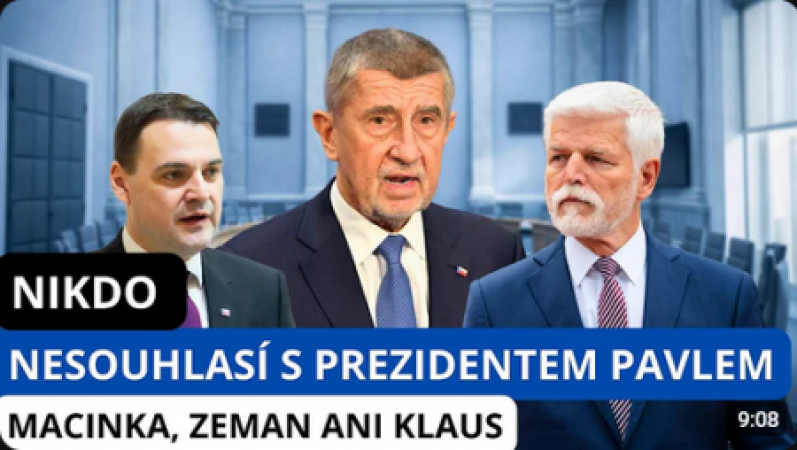 KONEC PAVLA V ANKAŘE: MACINKA, BABIŠ, ZEMAN I KLAUS STOJÍ PROTI NĚMU