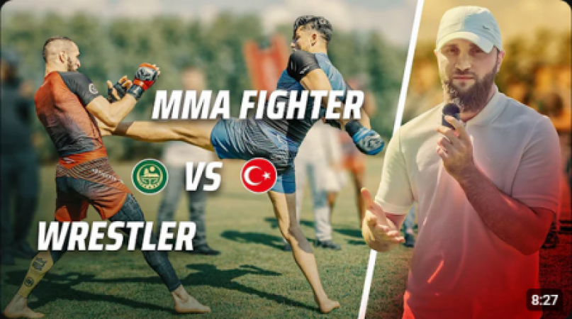 Turkish MMA Fighter vs. Chechen WRESTLER