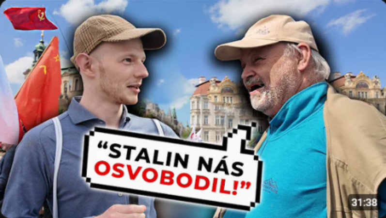 Debata na PRO-SOVĚTSKÉ demonstraci (9.05.2026)