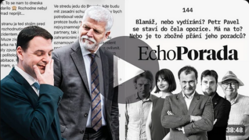 Blamáž, nebo vydírání? Petr Pavel jako lídr opozice. Má na to? Nebo je to zbožné přání jeho poradců?