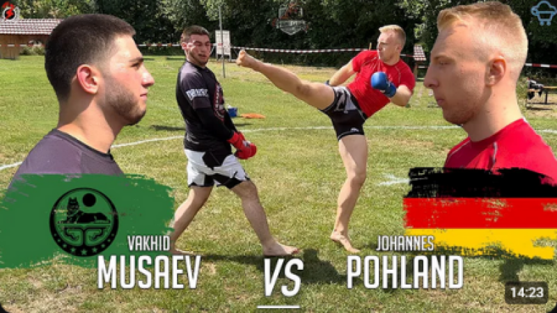 Chechen Grappler vs. German Kickboxer