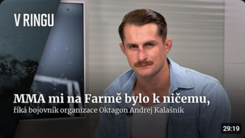 Andrej Kalašnik: Škrábání brambor a mrkve. MMA mi bylo na Farmě k ničemu | V ringu