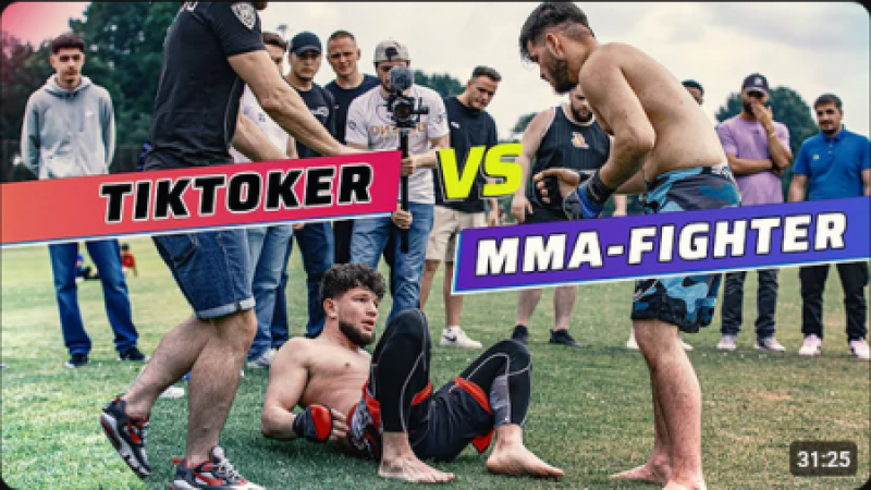 TikTok Star vs. MMA Fighter
