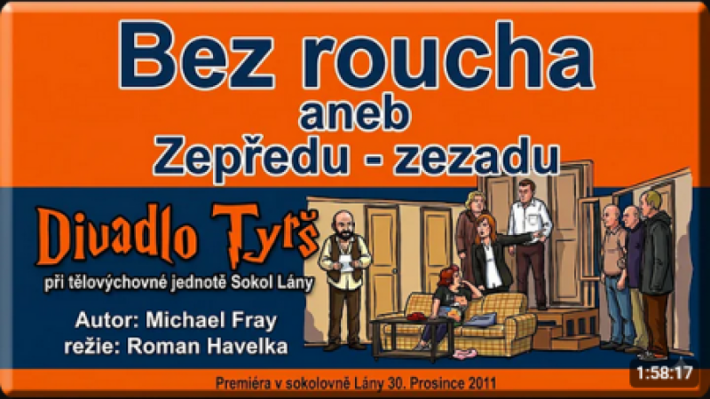 Bez roucha (Noises Off) | Divadlo Tyrš Lány | Celý záznam komedie