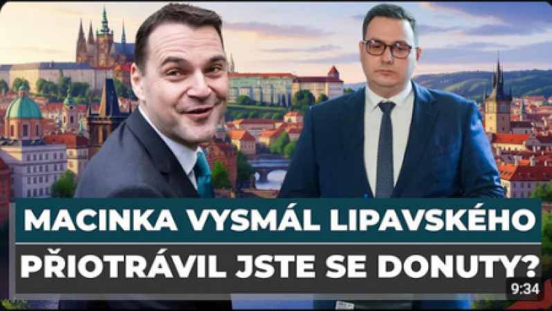 MACINKA VYSMÁL LIPAVSKÉHO: Přiotrávil jste se při nočním hladíku donuty?