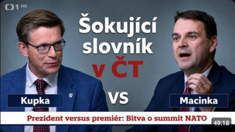 „Méně cenní lidé“? Šokující slovník v ČT a hádka o politickou kultur
