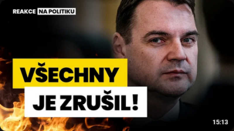 RÝPALI DO NĚJ TAK JE VŠECHNY ZRUŠIL!