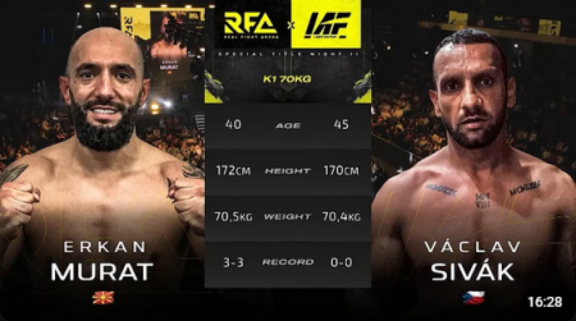 RFA x IAF 2: Murat vs. Sivák