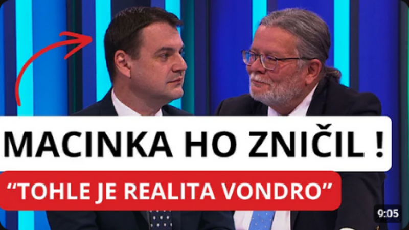 MACINKA HO ZNIČIL: "Nemůžeme Pomáhat, Když Sami Nemáme!"