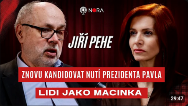 Prezidentův poradce PEHE: Macinka Pavla posiluje. Čím víc útoků, tím silnější prezident