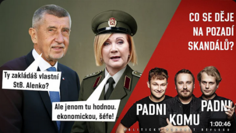 Padni komu padni 78: Schillerová chystá finanční StB. Babiš mezitím vyhazuje miliardy i úředníky