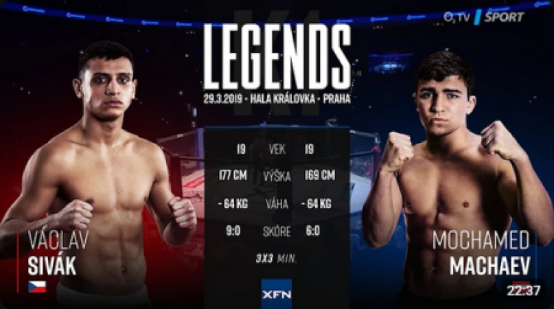 XFN LEGENDS Mochamed Machaev vs Václav Sivák
