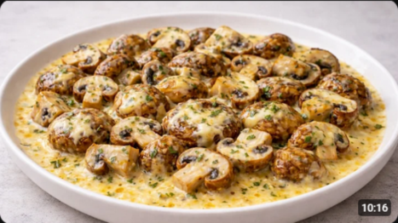 Tyto houby doženou každého k šílenství❗ Recept na krémové houby se sýrem❗