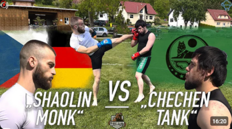 German "SHAOLIN MONK" vs. "CHECHEN TANK"