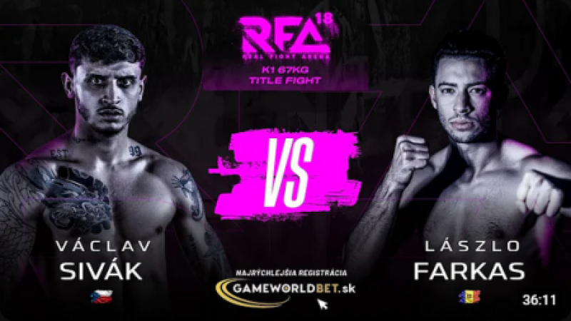 Václav SIVÁK x Lászlo FARKAS (K1) | RFA18 Žilina