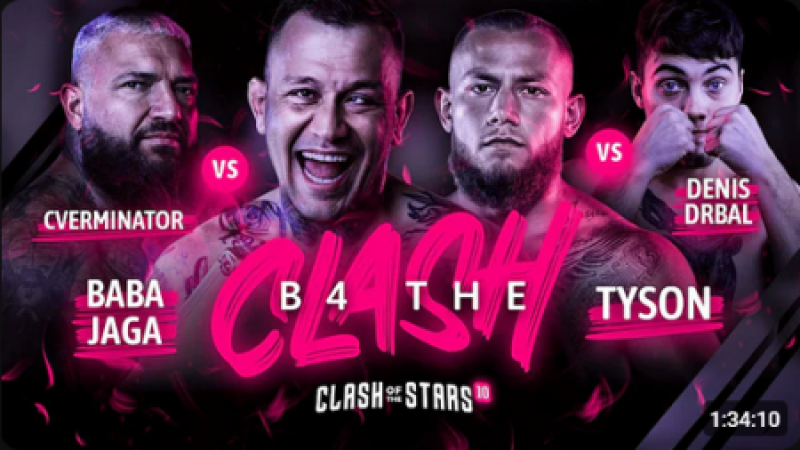 🔴 B4THECLASH: Cverminator 🆚 Baba Jaga + Tyson 🆚 Denis Drbal (živě)
