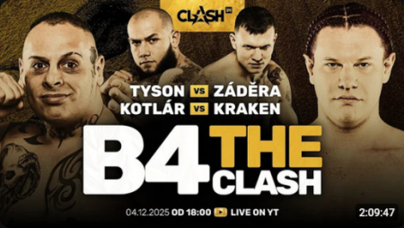 🔴 B4THECLASH: Natan Marcon⬩Jaroslav Kotlár & Tyson Škop⬩Patrik Záděra 🔥 CLASH 14