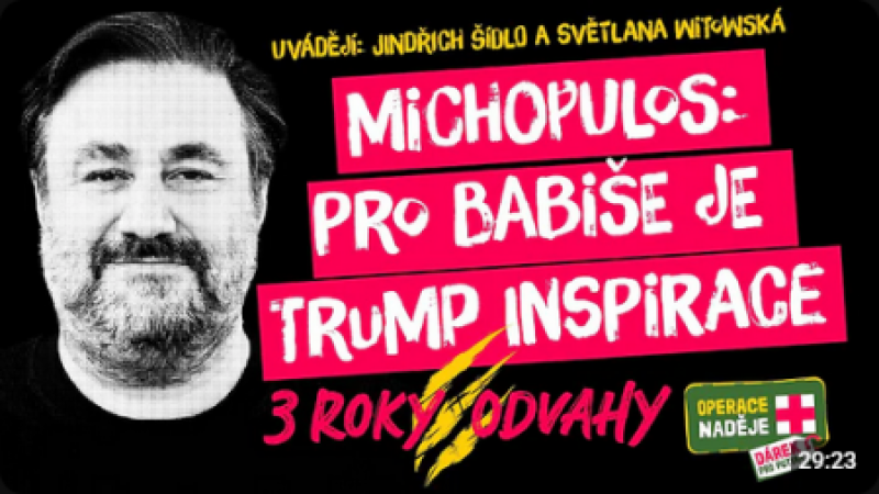 Petros Michopulos: Babiš otočí kormidlo k Orbánovi a bude to hájit spojenectvím s Trumpem