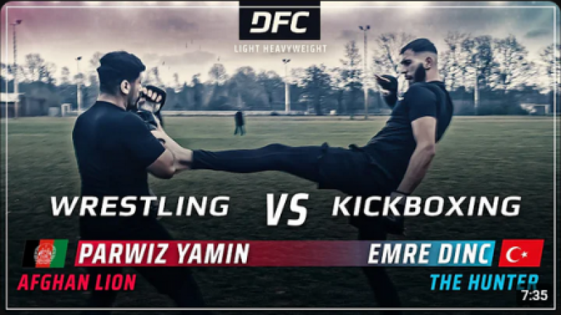 Afghan WRESTLER vs. Turkish KICKBOXER