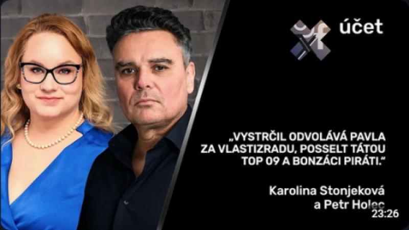 Vystrčil odvolává Pavla za vlastizradu, Posselt tátou TOP 09 a bonzáci Piráti