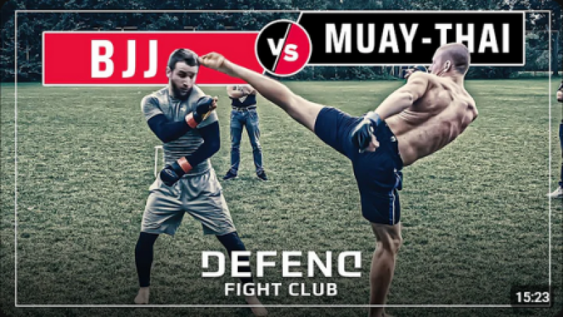 THAIBOXER vs. BJJ Blue Belt